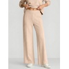 image:imageANRABESS Womens 2 Piece Outfits V Neck Sweatsuit Lounge Sets  Raglan Top amp Wide Leg Pants Loose WrinkleFree Loungewear Daily Travel Airport Matching Sets Fall Winter ClothingAlmond