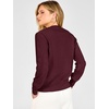 image:imageANRABESS Womens Henley Sweaters Long Sleeve Knit Shirts  Business Casual Button Pullover Sweater Tops Cozy Soft Lightweight 2026 Trendy Work amp Daily Outfits Fall Winter ClothingDark Red