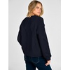 image:imageANRABESS Womens Long Sleeve Cable Knit Cropped Sweaters  Crew Neck Loose Pullover Tops Cozy Soft Warm Business Casual Work Office Daily Wear Fall Winter Trendy ClothingNavy