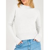 image:imageANRABESS Womens Long Sleeve Crew Neck Knit Sweaters  RibbedSoft Comfy BreathableBusiness Casual Basic Pullover Tops Work Office Daily Outfits Fall Winter Layering ClothingCream White