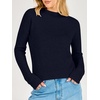 image:imageANRABESS Womens Long Sleeve Crew Neck Knit Sweaters  RibbedSoft Comfy BreathableBusiness Casual Basic Pullover Tops Work Office Daily Outfits Fall Winter Layering ClothingNavy Blue