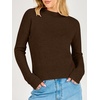 image:imageANRABESS Womens Long Sleeve Crew Neck Knit Sweaters  RibbedSoft Comfy BreathableBusiness Casual Basic Pullover Tops Work Office Daily Outfits Fall Winter Layering ClothingBrown