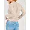 image:imageANRABESS Womens Long Sleeve Crew Neck Knit Sweaters  RibbedSoft Comfy BreathableBusiness Casual Basic Pullover Tops Work Office Daily Outfits Fall Winter Layering ClothingBeige