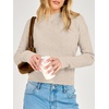 image:imageANRABESS Womens Long Sleeve Crew Neck Knit Sweaters  RibbedSoft Comfy BreathableBusiness Casual Basic Pullover Tops Work Office Daily Outfits Fall Winter Layering ClothingBeige