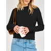 image:imageANRABESS Womens Long Sleeve Crew Neck Knit Sweaters  RibbedSoft Comfy BreathableBusiness Casual Basic Pullover Tops Work Office Daily Outfits Fall Winter Layering ClothingBlack