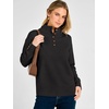 image:imageANRABESS Womens Long Sleeve Knit Shirts Henley Sweater  Turtle Neck Button Placket Soft Pullover Top Loose Fit Trendy Business Casual Work WearFall Fashion Winter ClothingBlack