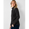 image:imageANRABESS Womens Long Sleeve Knit Shirts Henley Sweater  Turtle Neck Button Placket Soft Pullover Top Loose Fit Trendy Business Casual Work WearFall Fashion Winter ClothingBlack