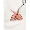 image:imageANRABESS Womens Long Sleeve Lightweight Pullover Sweaters  Casual Loose Fit Shirts Crew Neck Thumb Hole Tops Going Out Travel AllDay Wear Fall Winter Layering ClothesCream White