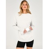 image:imageANRABESS Womens Long Sleeve Lightweight Pullover Sweaters  Casual Loose Fit Shirts Crew Neck Thumb Hole Tops Going Out Travel AllDay Wear Fall Winter Layering ClothesCream White
