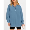image:imageANRABESS Womens Oversized Hoodies V Neck Henley Sweatshirts  Long Sleeve Button Pullover Soft Cozy Fleece Warm Fabric Casual Teen Girls Y2K Clothes Fall Winter Fashion OutfitsBlue