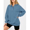 image:imageANRABESS Womens Oversized Hoodies V Neck Henley Sweatshirts  Long Sleeve Button Pullover Soft Cozy Fleece Warm Fabric Casual Teen Girls Y2K Clothes Fall Winter Fashion OutfitsBlue