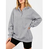 image:imageANRABESS Womens Oversized Hoodies V Neck Henley Sweatshirts  Long Sleeve Button Pullover Soft Cozy Fleece Warm Fabric Casual Teen Girls Y2K Clothes Fall Winter Fashion OutfitsGrey
