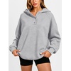 image:imageANRABESS Womens Oversized Hoodies V Neck Henley Sweatshirts  Long Sleeve Button Pullover Soft Cozy Fleece Warm Fabric Casual Teen Girls Y2K Clothes Fall Winter Fashion OutfitsGrey