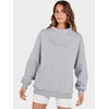 image:imageANRABESS Womens Oversized Sweatshirts Mock Neck Pullover  Cozy Fleece Long Sleeve Tops Casual Daily Wear Going Out amp Preppy Loose Fit 2026 Fall Winter Trendy OutfitsGrey