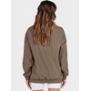image:imageANRABESS Womens Oversized Sweatshirts Mock Neck Pullover  Cozy Fleece Long Sleeve Tops Casual Daily Wear Going Out amp Preppy Loose Fit 2026 Fall Winter Trendy OutfitsBrown
