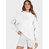 image:imageANRABESS Womens Oversized Sweatshirts Mock Neck Pullover  Cozy Fleece Long Sleeve Tops Casual Daily Wear Going Out amp Preppy Loose Fit 2026 Fall Winter Trendy OutfitsWhite