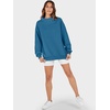 image:imageANRABESS Womens Oversized Sweatshirts Mock Neck Pullover  Cozy Fleece Long Sleeve Tops Casual Daily Wear Going Out amp Preppy Loose Fit 2026 Fall Winter Trendy OutfitsBlue