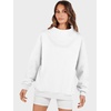 image:imageANRABESS Womens Oversized Sweatshirts Mock Neck Pullover  Cozy Fleece Long Sleeve Tops Casual Daily Wear Going Out amp Preppy Loose Fit 2026 Fall Winter Trendy OutfitsWhite