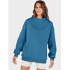 image:imageANRABESS Womens Oversized Sweatshirts Mock Neck Pullover  Cozy Fleece Long Sleeve Tops Casual Daily Wear Going Out amp Preppy Loose Fit 2026 Fall Winter Trendy OutfitsBlue