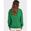 image:imageANRABESS Womens Oversized Sweatshirts Mock Neck Pullover  Cozy Fleece Long Sleeve Tops Casual Daily Wear Going Out amp Preppy Loose Fit 2026 Fall Winter Trendy OutfitsGreen
