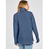 image:imageANRABESS Womens Oversized Turtleneck Tunic Sweater  Chunky Soft Batwing Pullover Side Hem Split Knit Tops Dressy Casual Work Office Clothes for Fall Winter TransitionBlue
