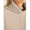 image:imageANRABESS Womens Oversized Turtleneck Tunic Sweater  Chunky Soft Batwing Pullover Side Hem Split Knit Tops Dressy Casual Work Office Clothes for Fall Winter TransitionAlmond