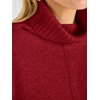 image:imageANRABESS Womens Oversized Turtleneck Tunic Sweater  Chunky Soft Batwing Pullover Side Hem Split Knit Tops Dressy Casual Work Office Clothes for Fall Winter TransitionRed