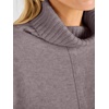 image:imageANRABESS Womens Oversized Turtleneck Tunic Sweater  Chunky Soft Batwing Pullover Side Hem Split Knit Tops Dressy Casual Work Office Clothes for Fall Winter TransitionNutmeg