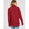 image:imageANRABESS Womens Oversized Turtleneck Tunic Sweater  Chunky Soft Batwing Pullover Side Hem Split Knit Tops Dressy Casual Work Office Clothes for Fall Winter TransitionRed