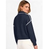 image:imageANRABESS Womens Quarter Zip Collared Cropped Pullover Sweaters  Long Sleeve V Neck Soft Ribbed Knit Shirts Loose Fit Business Casual Tops Fall Winter OutfitsNavy Blue