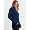 image:imageANRABESS Womens Turtleneck Wool Blend Lightweight Sweaters  Soft Knit Long Sleeve Pullover Tops Basic Versatile Business Casual Office Work Outfits Cozy Daily Wear Fall WinterDeep Blue