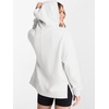 image:imageANRABESS Hoodies for Women Oversized Quarter Zip Pullover  Cozy Drawstring Fleece Tunic SweatshirtLoose Fit Long Sleeve With Side Split Casual amp Daily Leggings Outfits Spring amp FallWhite