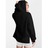 image:imageANRABESS Hoodies for Women Oversized Quarter Zip Pullover  Cozy Drawstring Fleece Tunic SweatshirtLoose Fit Long Sleeve With Side Split Casual amp Daily Leggings Outfits Spring amp FallBlack