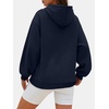 image:imageANRABESS Oversized Hoodies for Women Fleece Sweatshirt  Ruched Long Sleeve Pullover Top  with Kangaroo Pocket Drop ShoulderCasual Daily amp Light Workouts Spring Fall ClothesNavy