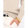 image:imageANRABESS Sweaters for Women Polo Collared Knit Long Sleeve Pullover  Soft Lightweight Cozy Feel V Neck Button Shirts Business Casual amp Office Clothes Fall Winter Dressy WearAlmond