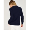 image:imageANRABESS Sweaters for Women Polo Collared Knit Long Sleeve Pullover  Soft Lightweight Cozy Feel V Neck Button Shirts Business Casual amp Office Clothes Fall Winter Dressy WearNavy Blue