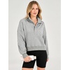 image:imageANRABESS Sweatshirt for Women Oversized Cropped Fall Outfits  Long Sleeve Button Henley Neck Soft Comfy Pullover Tops Relaxed Fit Casual Daily Wear Fall Winter Fashion Outfits ClothesLight Grey