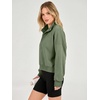 image:imageANRABESS Sweatshirt for Women Oversized Cropped Fall Outfits  Long Sleeve Button Henley Neck Soft Comfy Pullover Tops Relaxed Fit Casual Daily Wear Fall Winter Fashion Outfits ClothesGreen