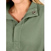 image:imageANRABESS Sweatshirt for Women Oversized Cropped Fall Outfits  Long Sleeve Button Henley Neck Soft Comfy Pullover Tops Relaxed Fit Casual Daily Wear Fall Winter Fashion Outfits ClothesGreen