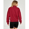 image:imageANRABESS Sweatshirt for Women Oversized Cropped Fall Outfits  Long Sleeve Button Henley Neck Soft Comfy Pullover Tops Relaxed Fit Casual Daily Wear Fall Winter Fashion Outfits ClothesRed