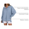 image:imageANRABESS Sweatshirt for Women Oversized Henley Fall Outfits  Button Up High Low Hem Pullover TopsLoose Fit Slit Side Tunic SweatshirtsComfort Soft SweatersTravel and Everyday ClothesLight Grey Blue