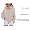 image:imageANRABESS Sweatshirt for Women Oversized Henley Fall Outfits  Button Up High Low Hem Pullover TopsLoose Fit Slit Side Tunic SweatshirtsComfort Soft SweatersTravel and Everyday ClothesApricot
