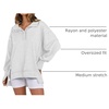 image:imageANRABESS Sweatshirt for Women Oversized Henley Fall Outfits  Button Up High Low Hem Pullover TopsLoose Fit Slit Side Tunic SweatshirtsComfort Soft SweatersTravel and Everyday ClothesLight Grey