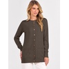 image:imageANRABESS Womens Cardigans 2026 Fall Dressy Casual Long Sleeve Crewneck Button Down Open Front Soft Knit Cardigan SweatersBrown