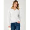 image:imageANRABESS Womens Cropped Lightweight Long Sleeve Sweater  CrewNeck Soft Ribbed Knit PulloverSlim Fit TopsBusiness Casual OutfitsWork Office AllDay WearFall Winter ClothesWhite