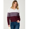 image:imageANRABESS Womens Cropped Lightweight Long Sleeve Sweater  CrewNeck Soft Ribbed Knit PulloverSlim Fit TopsBusiness Casual OutfitsWork Office AllDay WearFall Winter ClothesWhitecoffeered