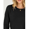 image:imageANRABESS Womens Cropped Lightweight Long Sleeve Sweater  CrewNeck Soft Ribbed Knit PulloverSlim Fit TopsBusiness Casual OutfitsWork Office AllDay WearFall Winter ClothesBlack