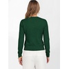 image:imageANRABESS Womens Cropped Lightweight Long Sleeve Sweater  CrewNeck Soft Ribbed Knit PulloverSlim Fit TopsBusiness Casual OutfitsWork Office AllDay WearFall Winter ClothesForest Green