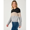 image:imageANRABESS Womens Cropped Lightweight Long Sleeve Sweater  CrewNeck Soft Ribbed Knit PulloverSlim Fit TopsBusiness Casual OutfitsWork Office AllDay WearFall Winter ClothesBlackbeigegrey