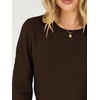image:imageANRABESS Womens Cropped Lightweight Long Sleeve Sweater  CrewNeck Soft Ribbed Knit PulloverSlim Fit TopsBusiness Casual OutfitsWork Office AllDay WearFall Winter ClothesCoffee